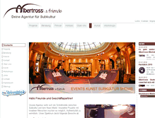 Tablet Screenshot of albertross.de